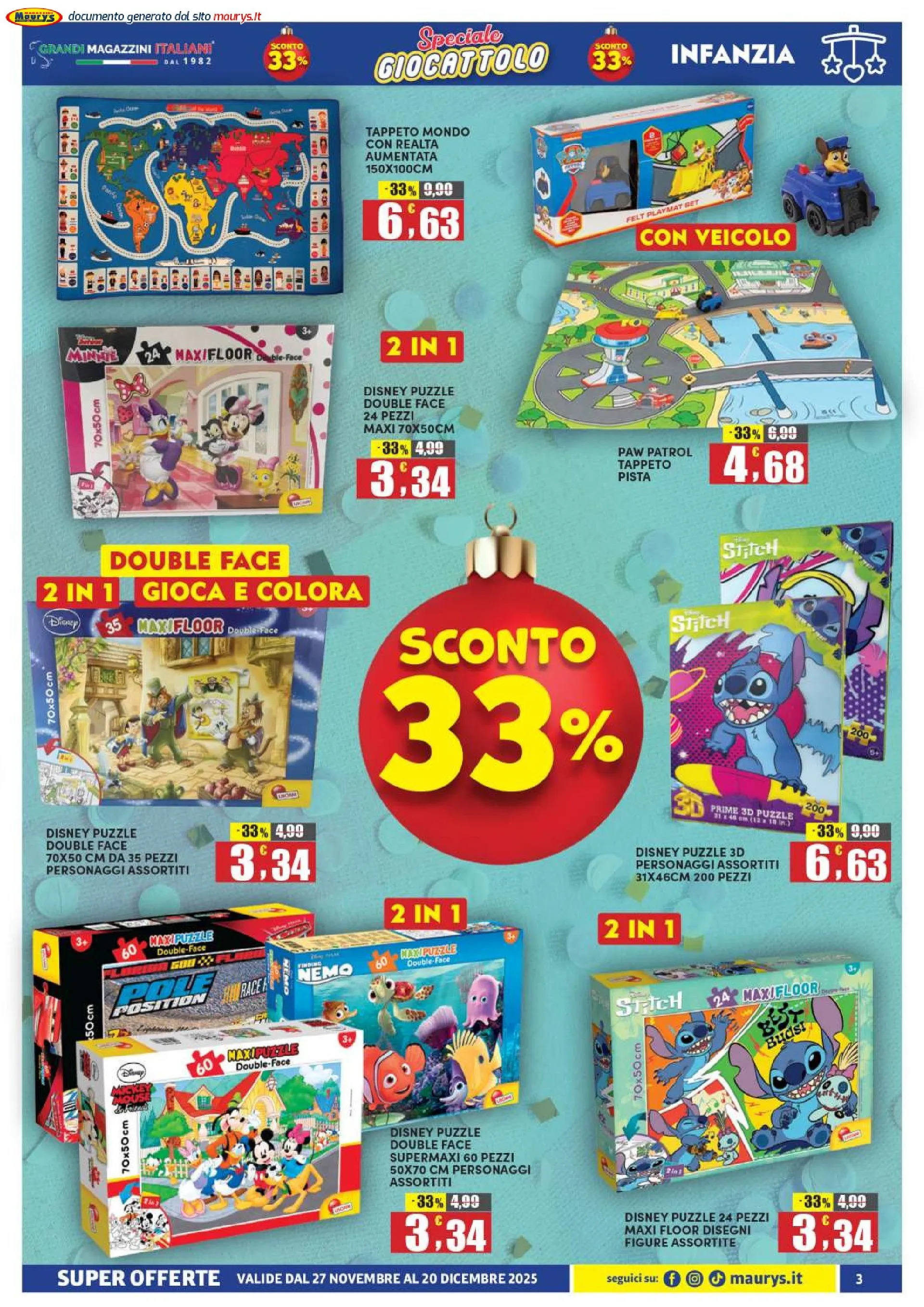 Maury's Volantino da 27 novembre a 20 dicembre di 2025 - Pagina del volantino 3