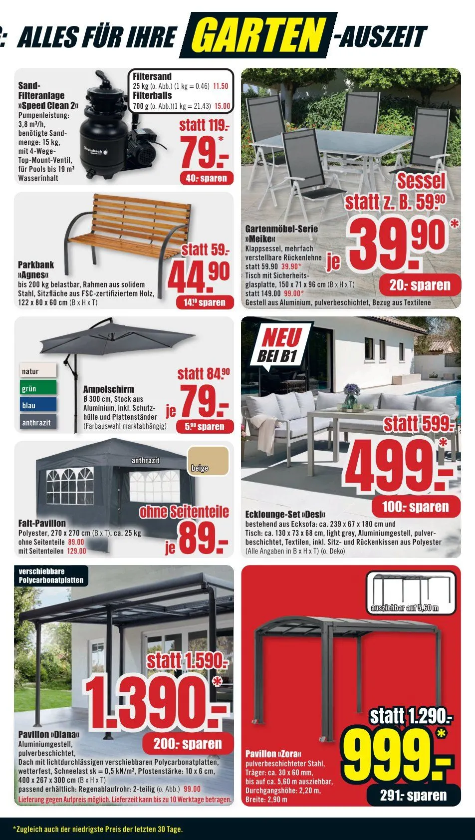 B1 Discount Baumarkt Angebote von 19. April bis 25. April 2025 - Prospekt seite 3