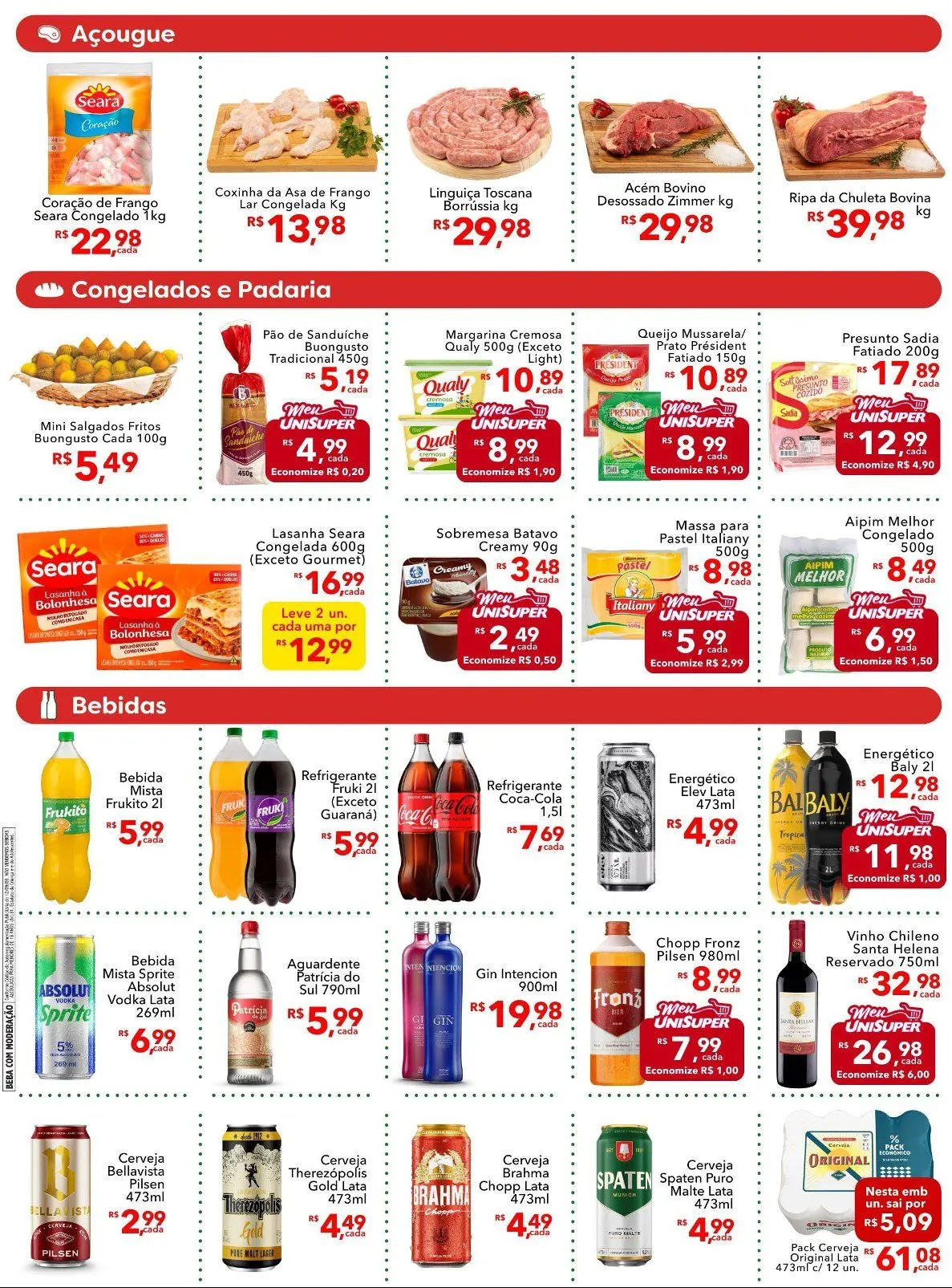 Encarte de Folhetos UniSuper - Promoções imperdíveis! 5 de setembro até 7 de setembro 2025 - Pagina 3