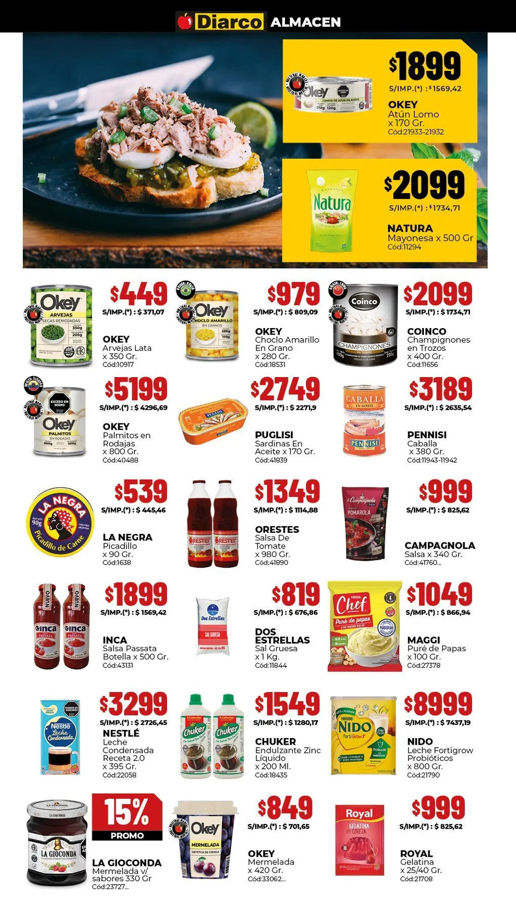 Ofertas de Diarco Ofertas 19 de enero al 23 de enero 2026 - Página 3 del catálogo