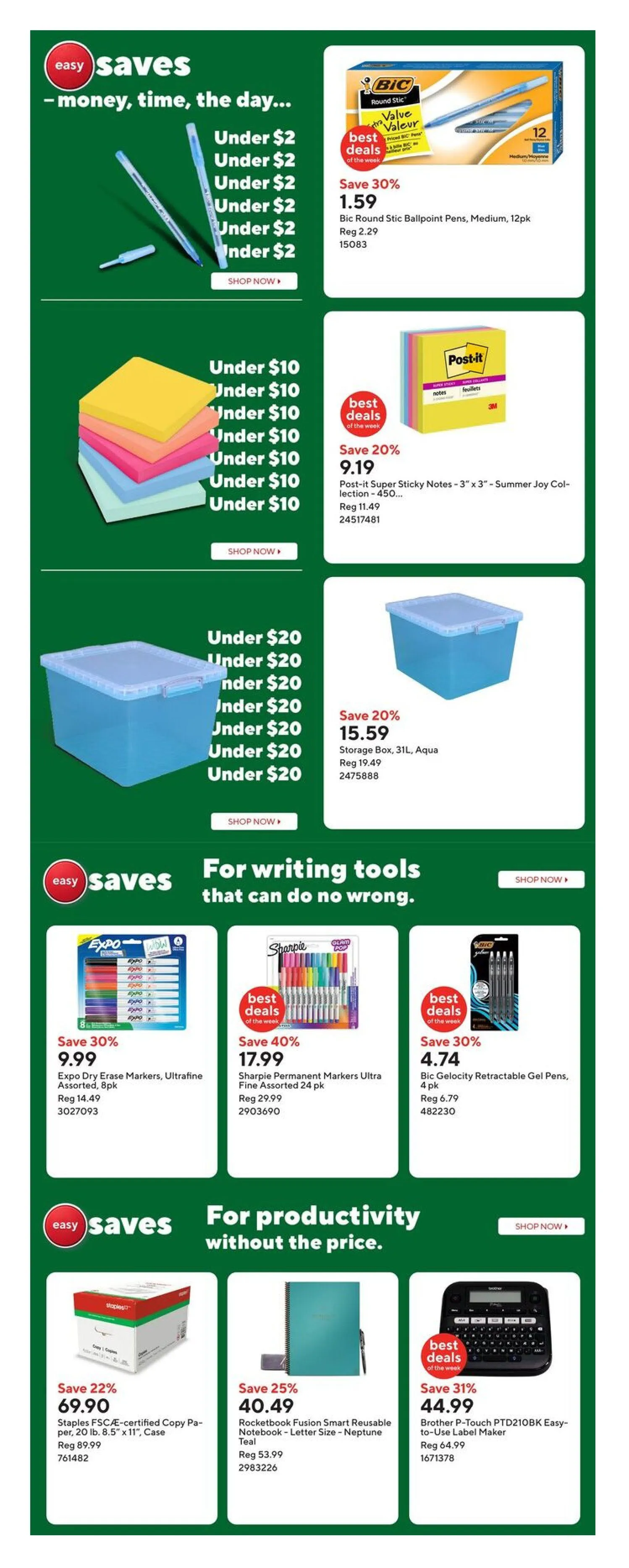 Staples Sales from September 26 to October 2 2025 - flyer page 3