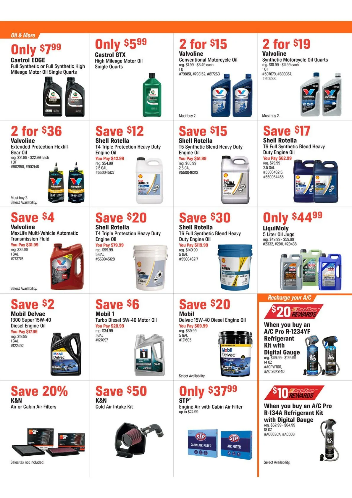 Weekly promotion Autozone Sales spanning from May 5 to June 1 2026 - Page 3 for Catalogue 365