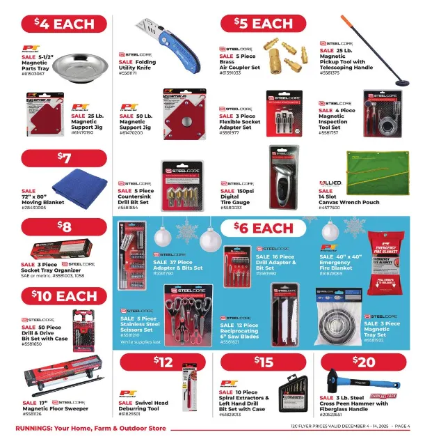 Weekly promotion Blain's Farm & Fleet Sales spanning from December 4 to December 17 2025 - Page 3 for Catalogue 365