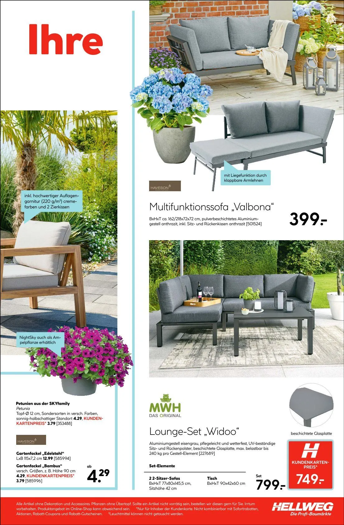 Hellweg Prospekte von 31. März bis 10. Mai 2025 - Prospekt seite 3