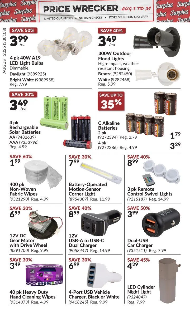 Flyer from August 1 to August 31 2025 - flyer page 3