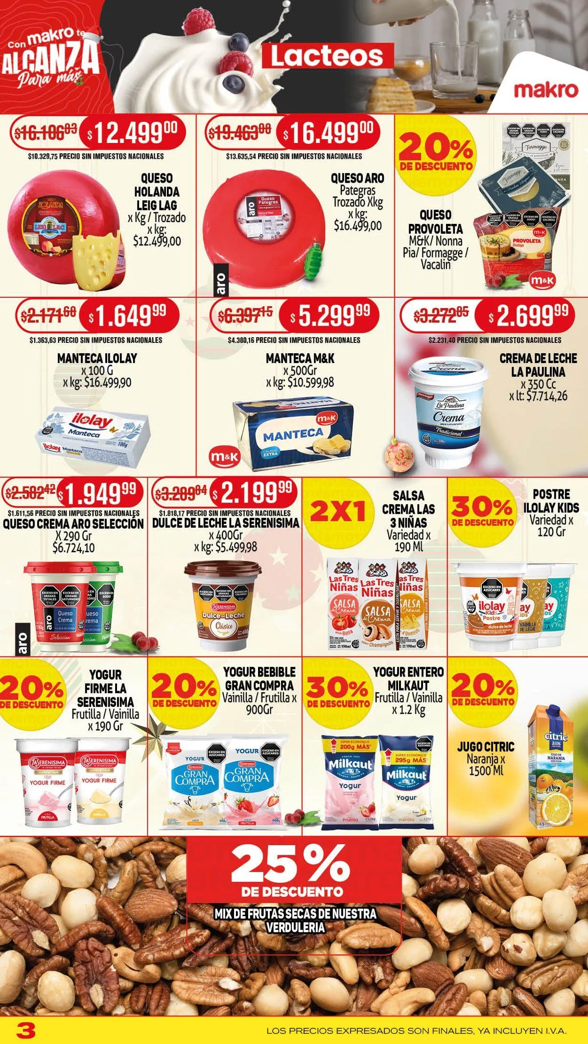 Ofertas de  Makro Ofertas 4 de diciembre al 10 de diciembre 2025 - Página 3 del catálogo