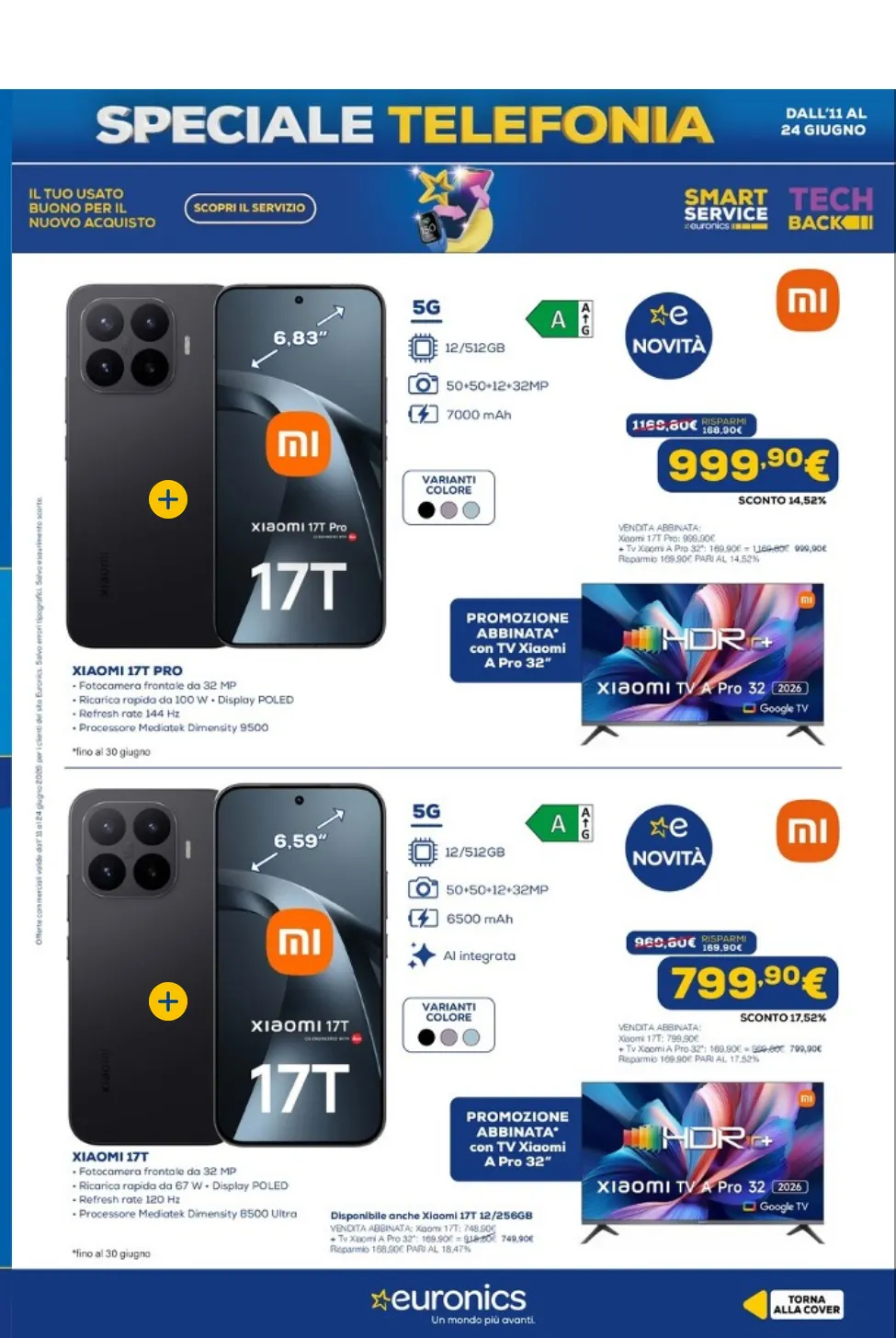 Euronics Volantino da 11 giugno a 24 giugno di 2026 - Pagina del volantino 3