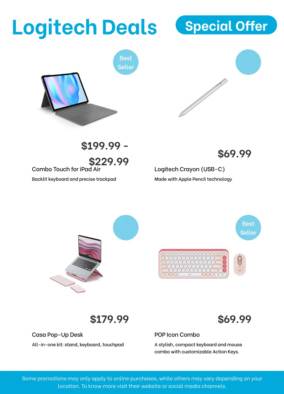 Weekly ad  Logitech Sales from April 30 to May 14 2026 - Page 3