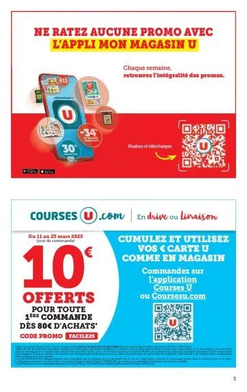Promos de Super U du 11 mars au 23 mars 2025 - Catalogue page 3