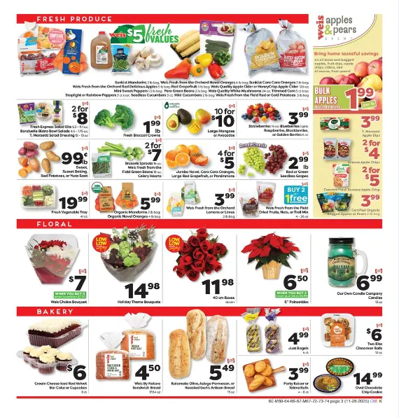 Weekly ad Weis Sales from November 28 to January 1 2026 - Page 3