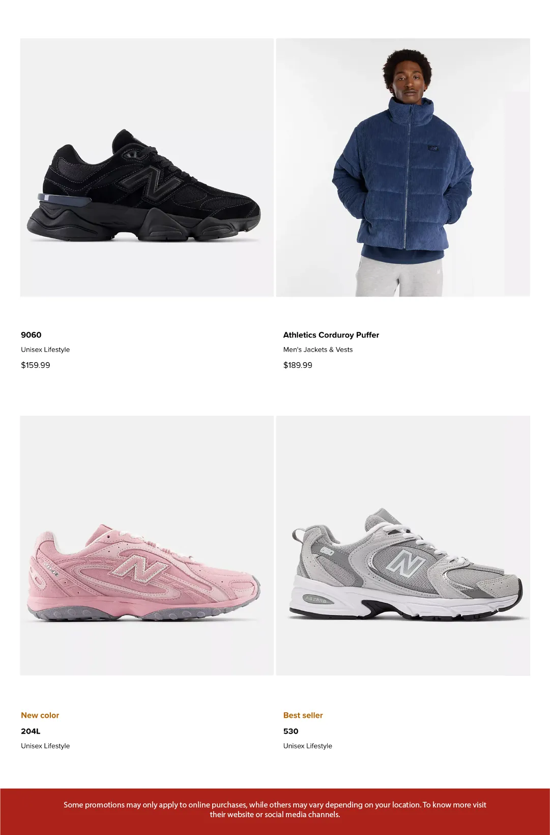 Weekly ad New Balance Sales from December 9 to December 22 2025 - Page 1