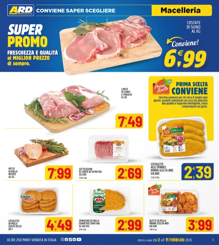 Volantini ARD Discount da 2 febbraio a 11 febbraio di 2026 - Pagina del volantino 3