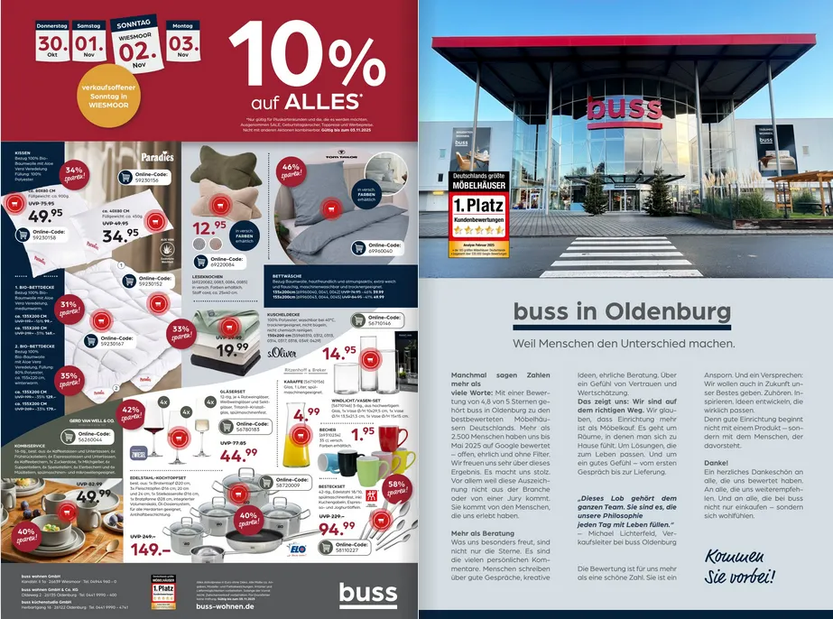 Buss Prospekte von 30. Oktober bis 3. November 2025 - Prospekt seite 3