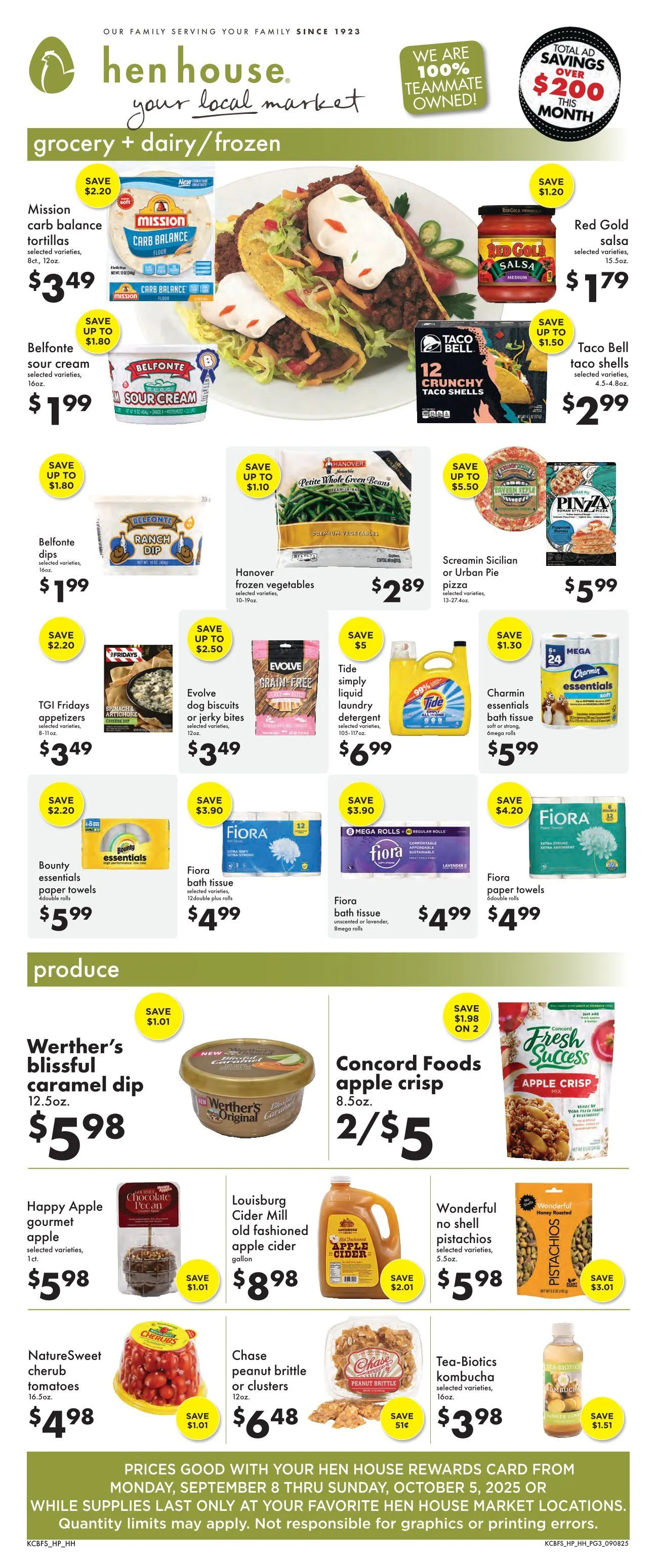 Weekly ad Hen House Sales from September 11 to October 5 2025 - Page 3