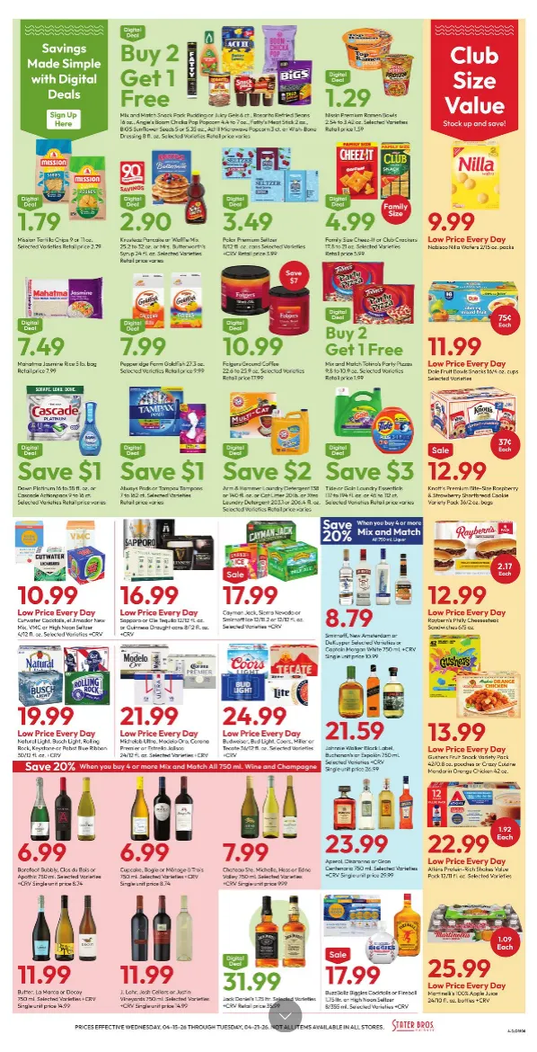 Weekly ad Stater Bros. Sales from April 15 to April 21 2026 - Page 3