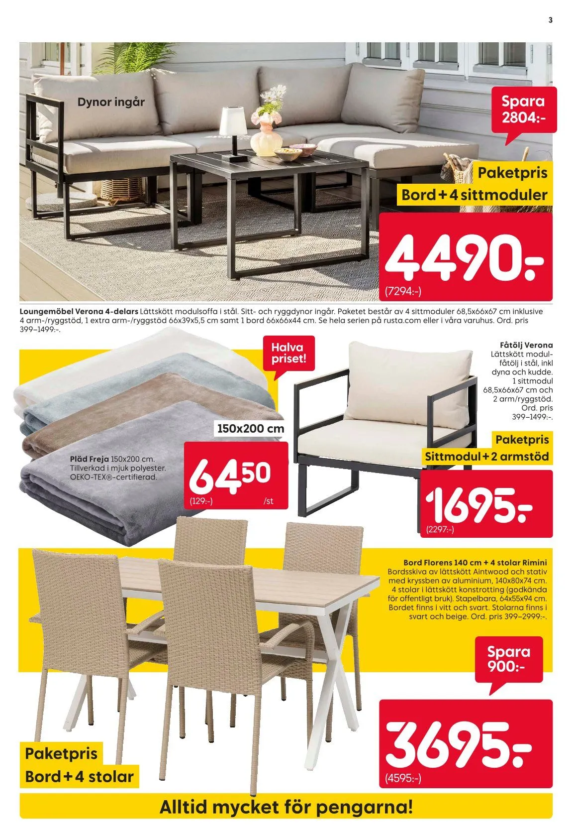  Rusta Erbjudanden från 25 maj till 30 maj 2026 - Reklamblad sidor 3