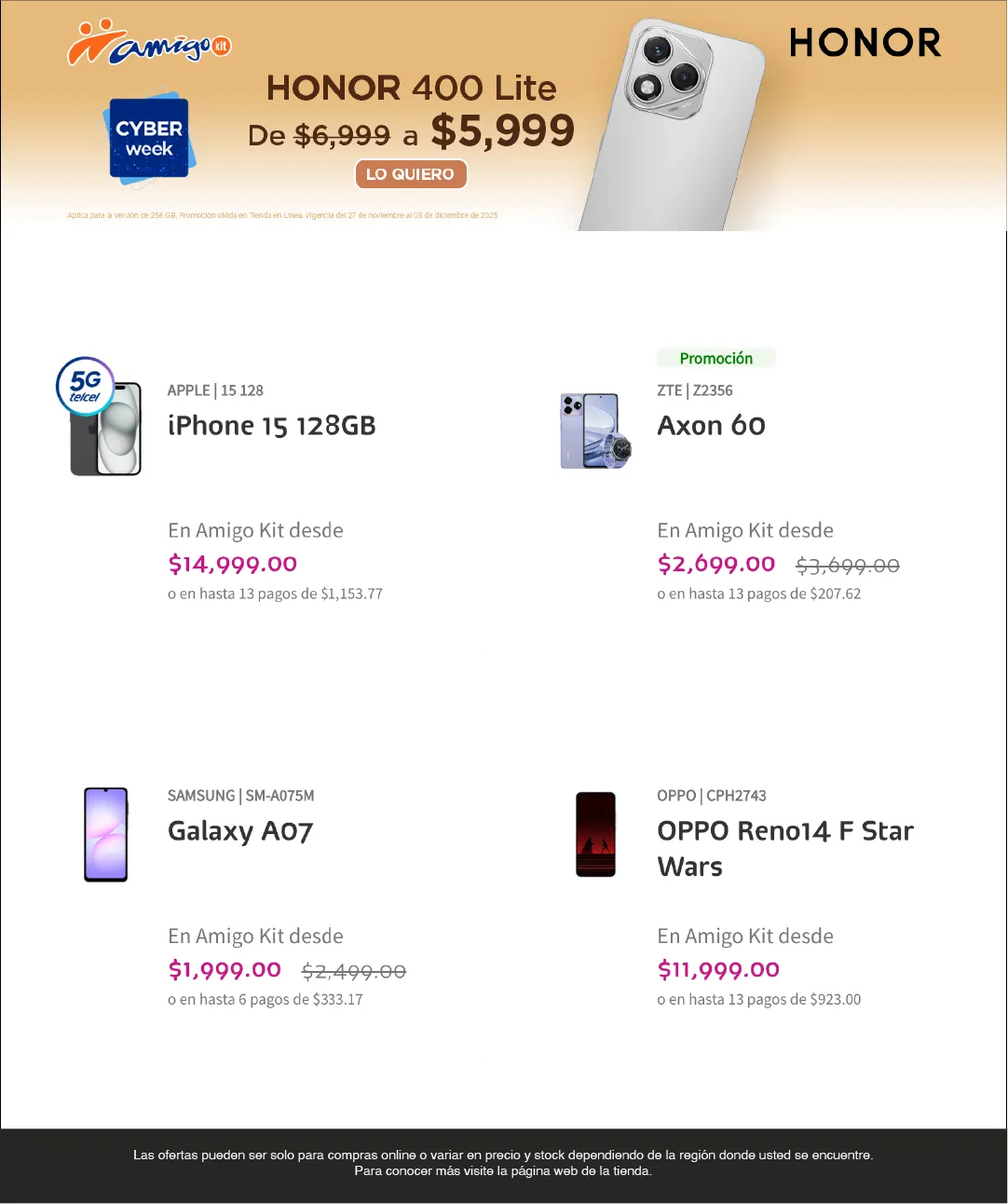 Catálogo de Telcel Ofertas 2 de diciembre al 14 de diciembre 2025 - Pagina 2