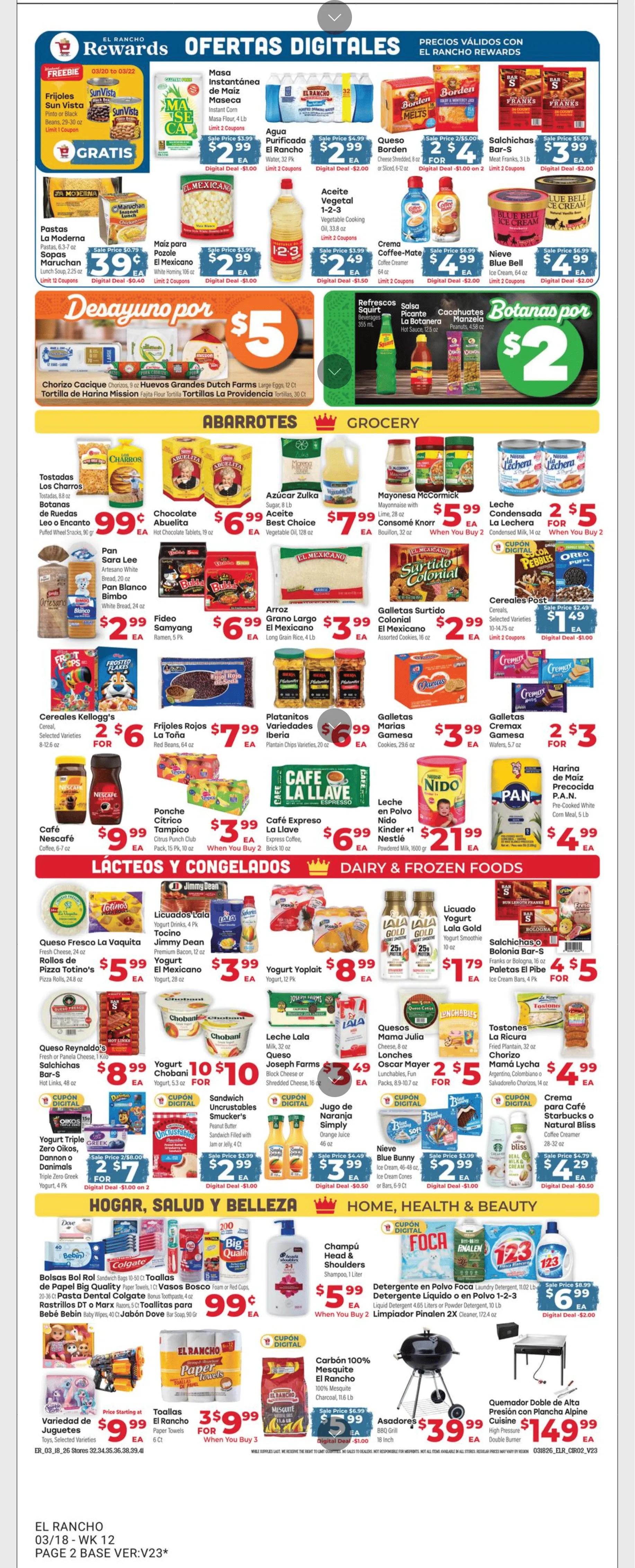 Weekly ad El Rancho weekly ads from March 18 to March 24 2026 - Page 2
