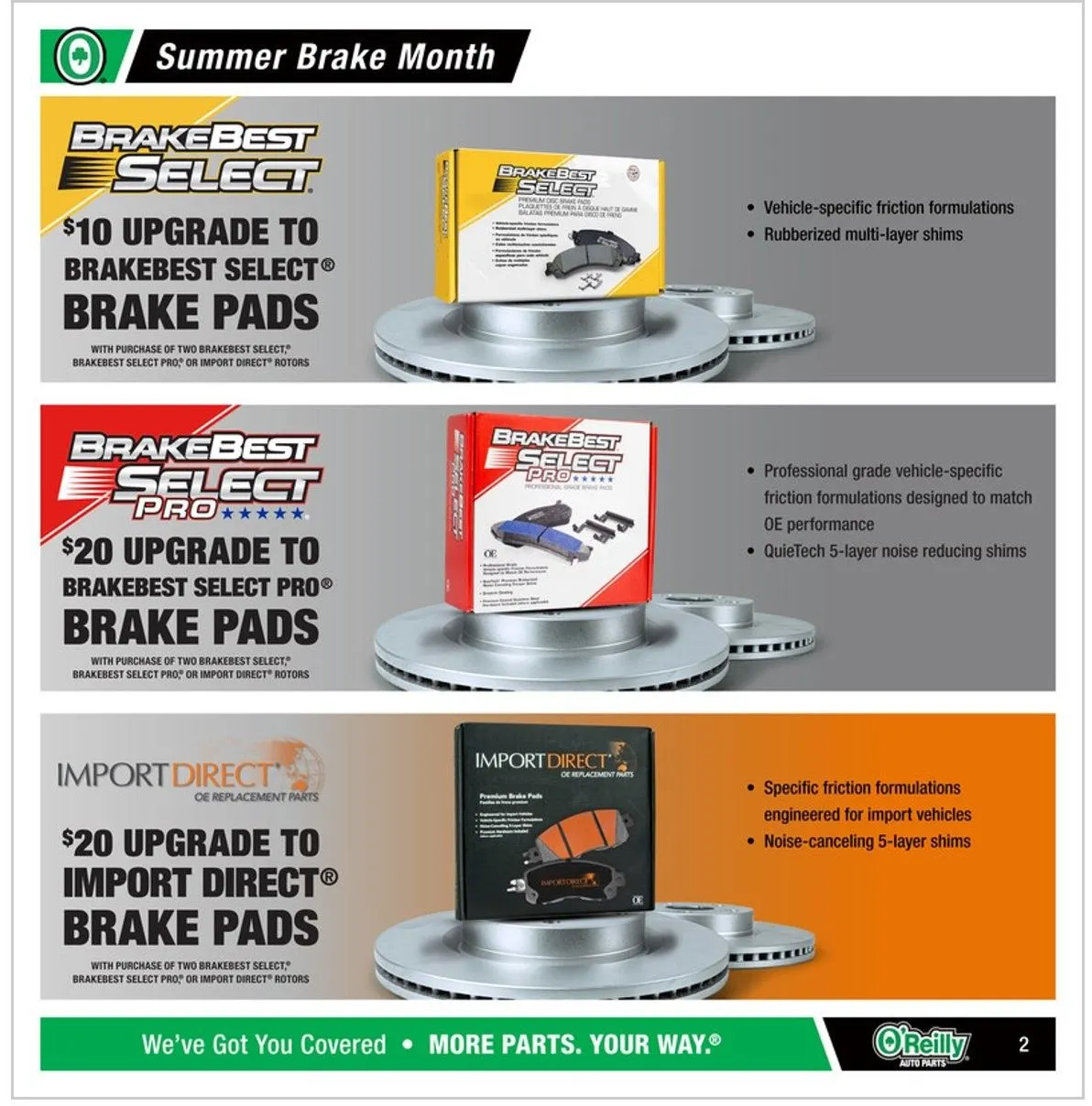 Weekly ad O'Reilly Auto Parts Sales from June 25 to July 30 2025 - Page 2