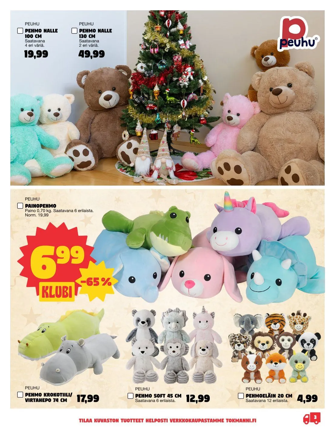  Tokmanni Tarjoukset voimassa alkaen 3. marraskuuta - 24. joulukuuta 2025 - Tarjouslehti sivu 3