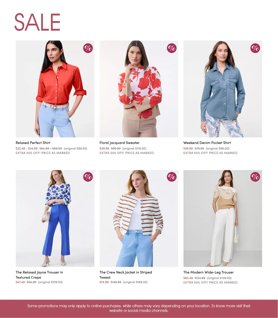 Weekly ad Ann Taylor Sales from April 9 to April 30 2026 - Page 2