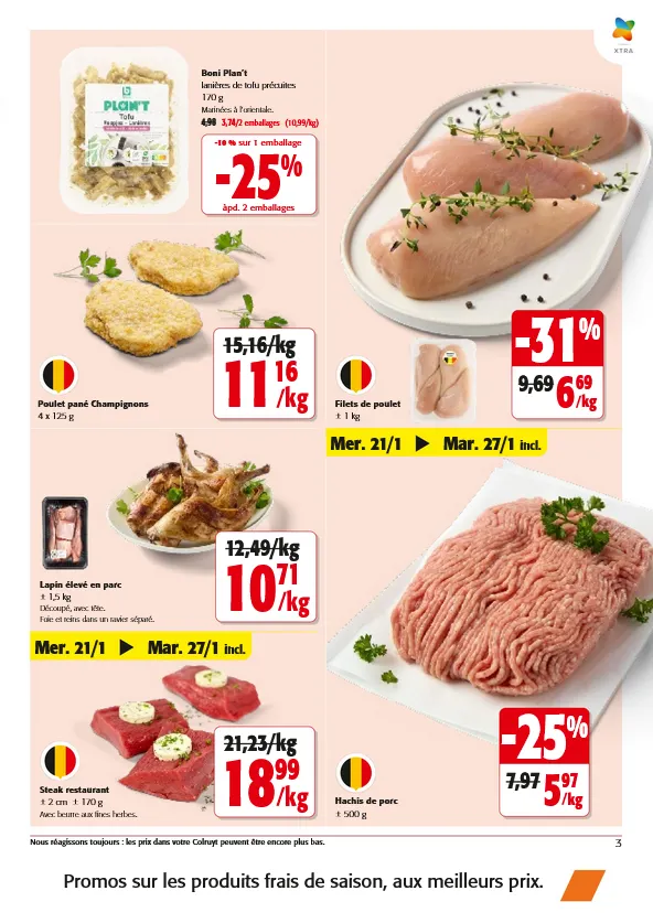  Catalogues Colruyt du 14 janvier au 27 janvier 2026 - Catalogue page 3