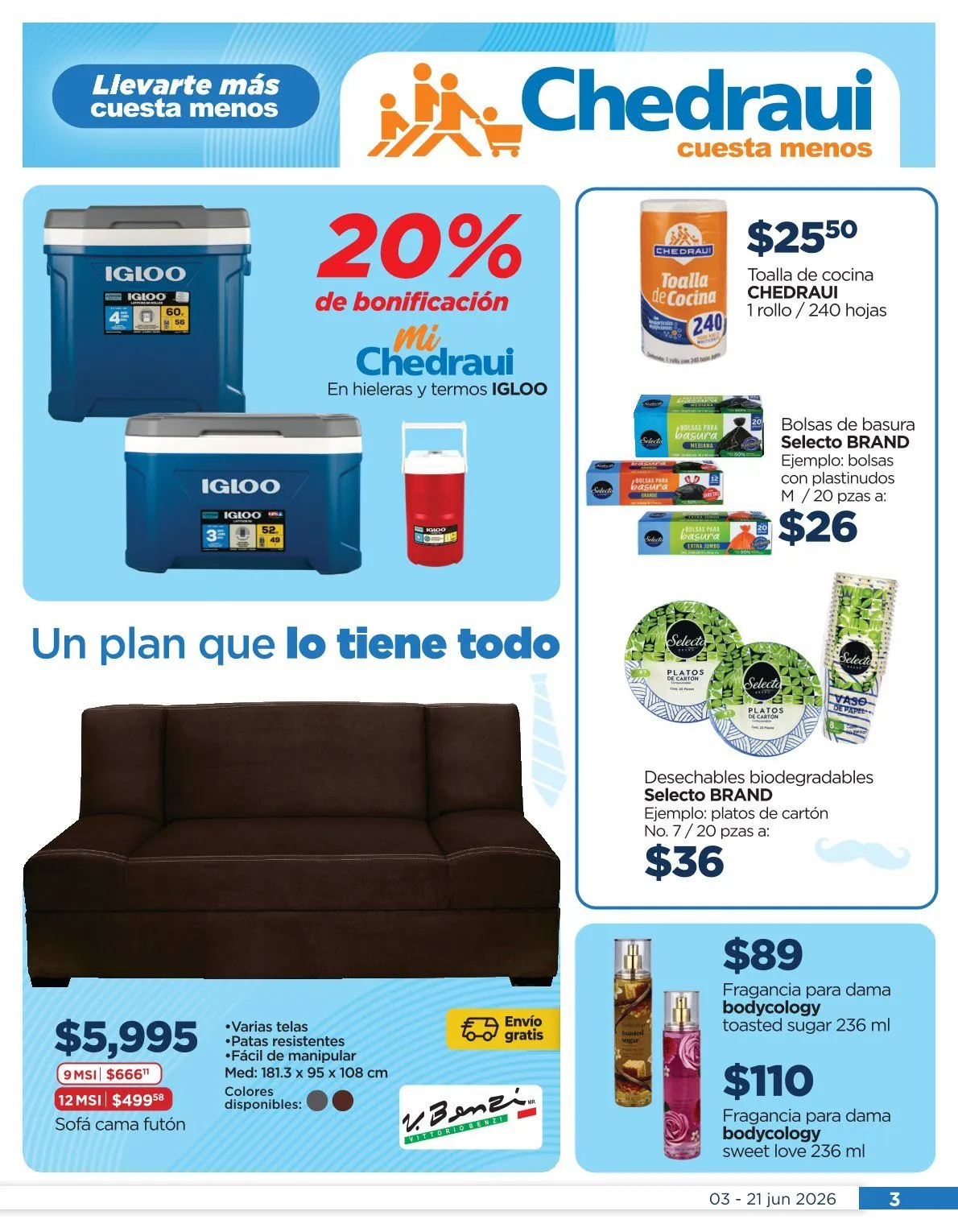 Catálogo de Chedraui Ofertas 3 de junio al 21 de junio 2026 - Pagina 3