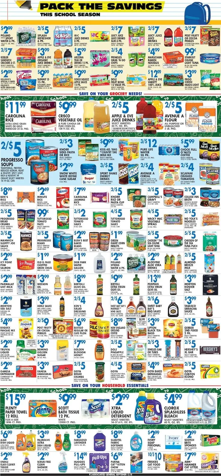 Weekly promotion Associated Supermarkets Sales spanning from September 12 to September 18 2025 - Page 2 for Catalogue 365