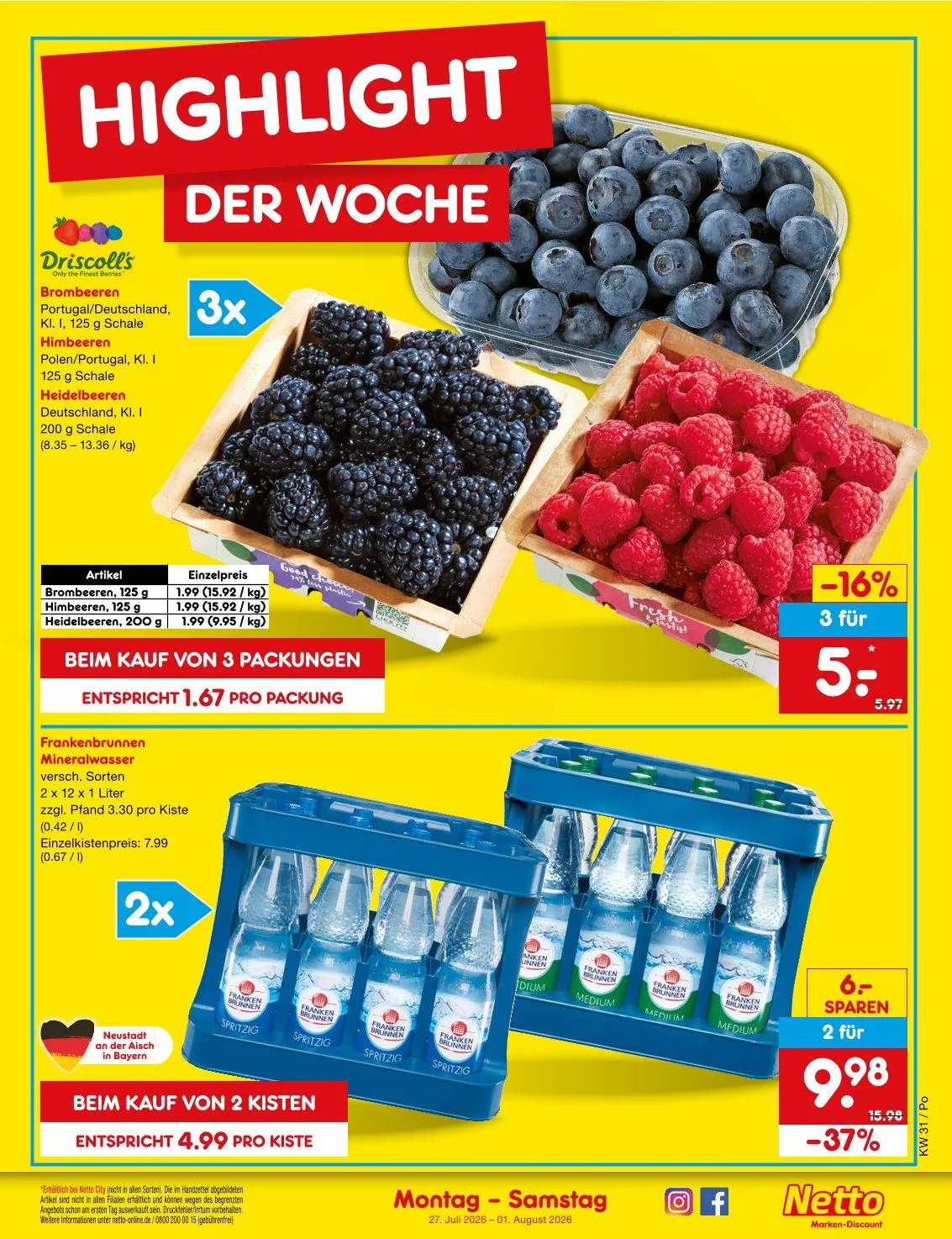 Netto Marken-Discount folders van 27 juli tot 1 augustus 2026 - Folder pagina 3