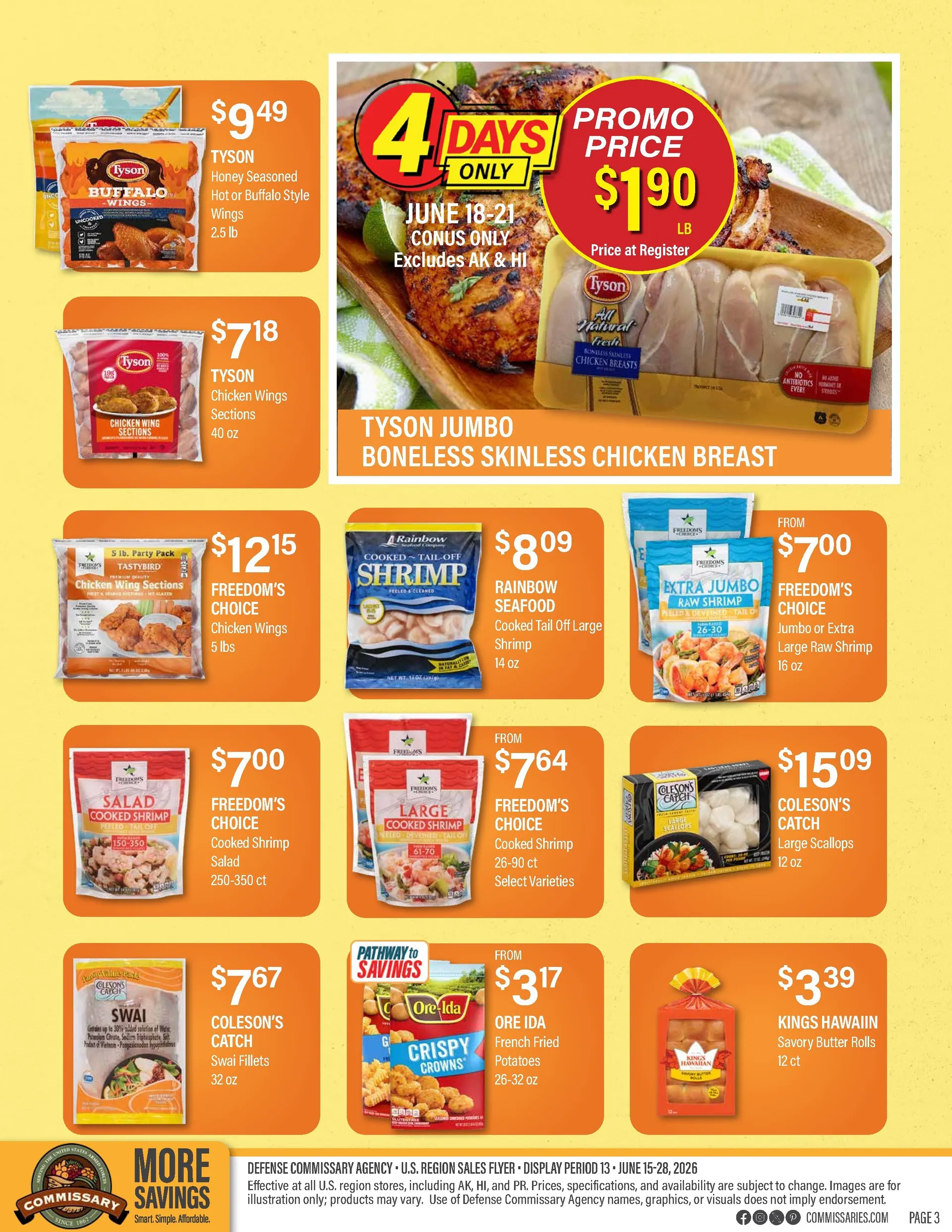 Weekly ad Commissary Sales from June 15 to June 28 2026 - Page 3