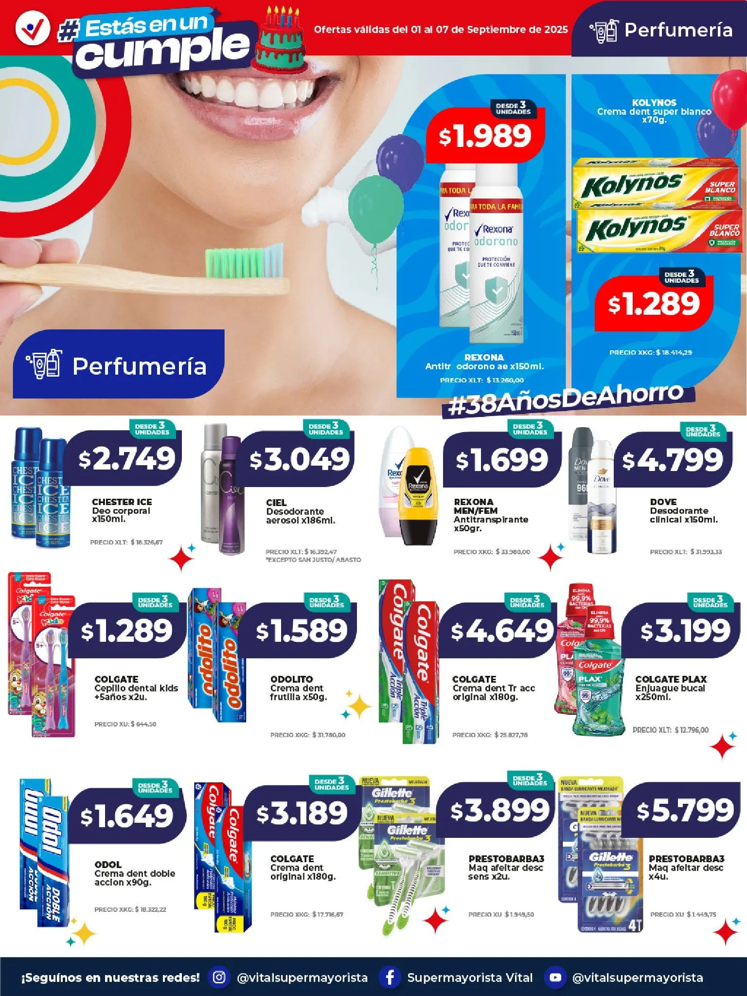 Ofertas de Vital Ofertas 1 de septiembre al 7 de septiembre 2025 - Página 3 del catálogo