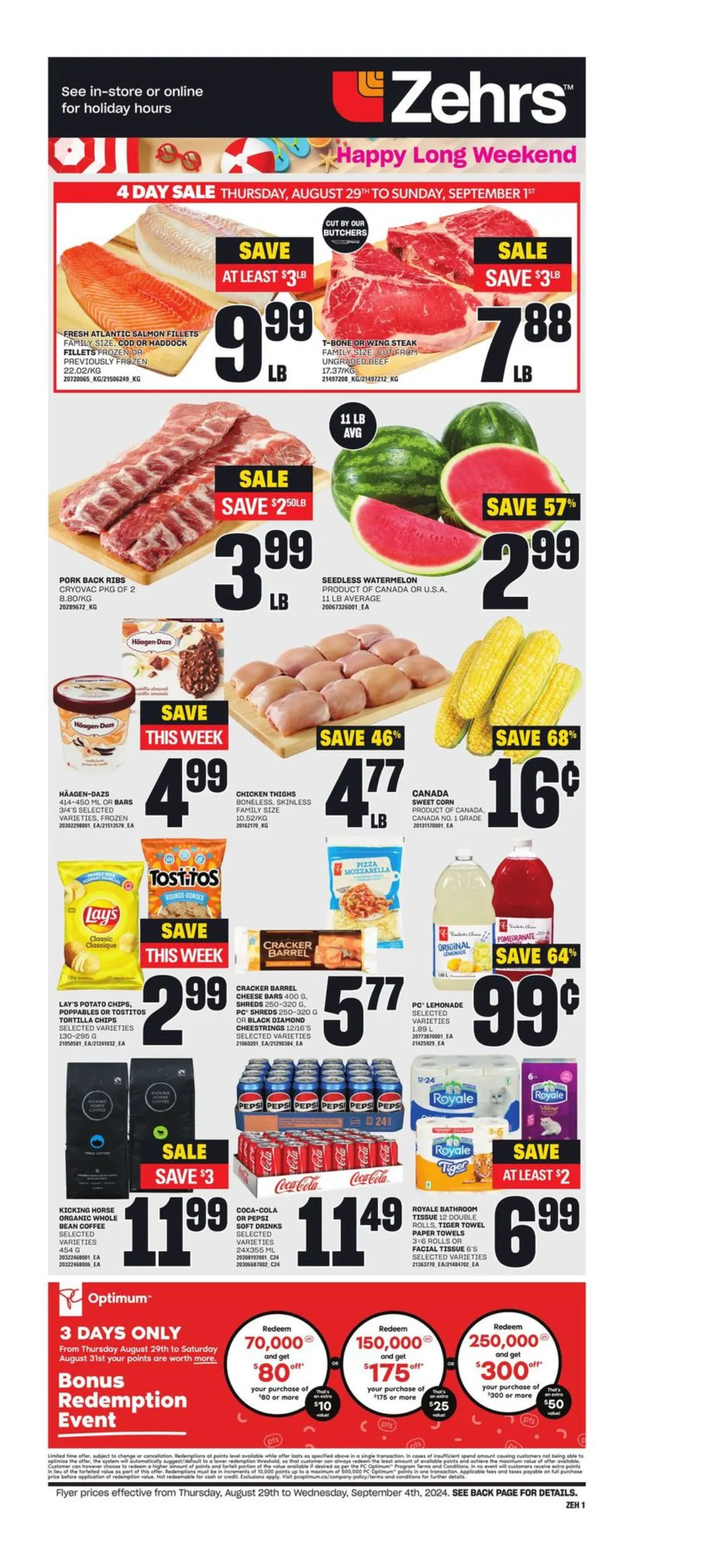 Zehrs weekly flyer from August 29 to September 4 2024 - flyer page 2