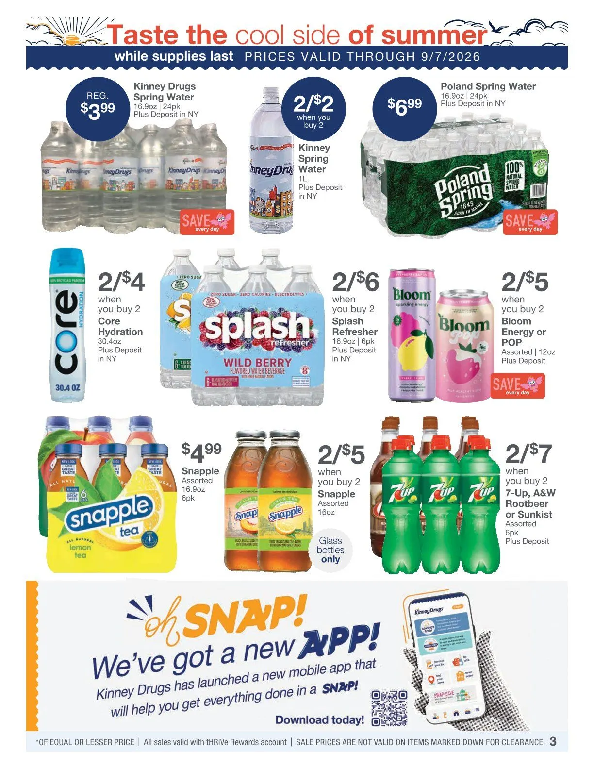 Weekly ad Kinney Drugs Sales from July 1 to July 31 2026 - Page 3