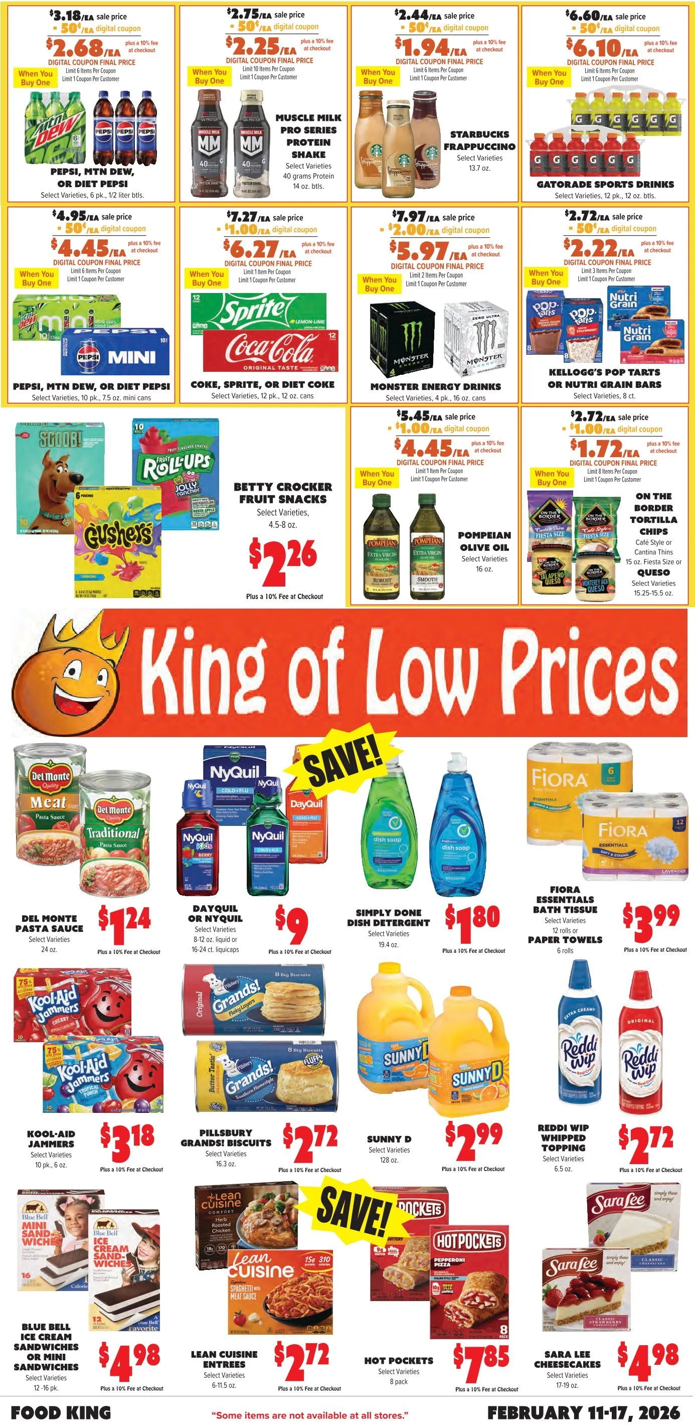 Weekly ad Food King logo. Current weekly ad Food King  from February 11 to February 17 2026 - Page 3