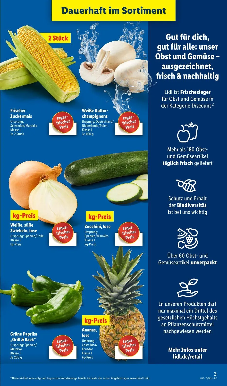 Lidl Angebote von 22. April bis 26. April 2025 - Prospekt seite 3