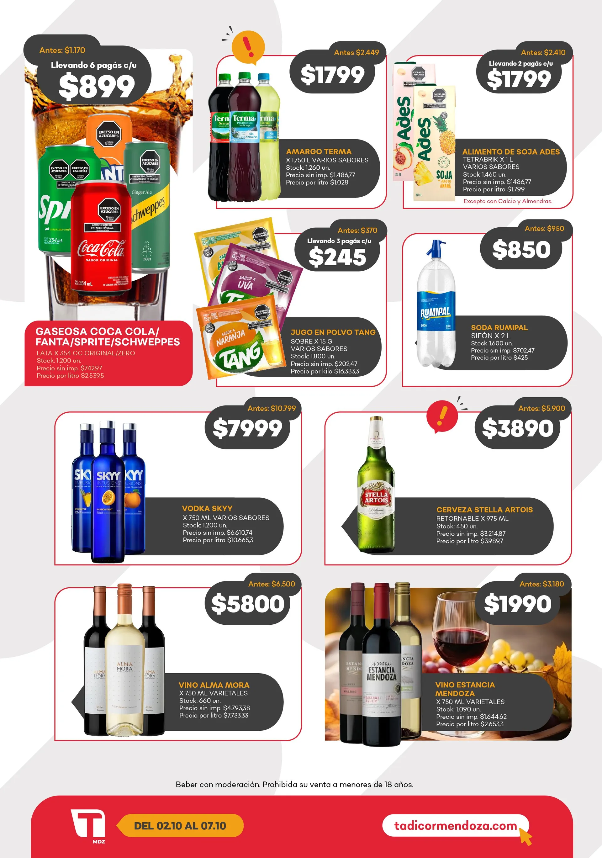 Ofertas de Ofertas Supermercados Tadicor 2 de octubre al 7 de octubre 2025 - Página 3 del catálogo