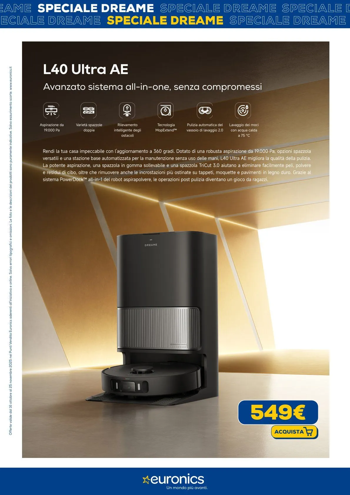  Euronics - Cataloghi settimanali da 16 ottobre a 6 novembre di 2025 - Pagina del volantino 3