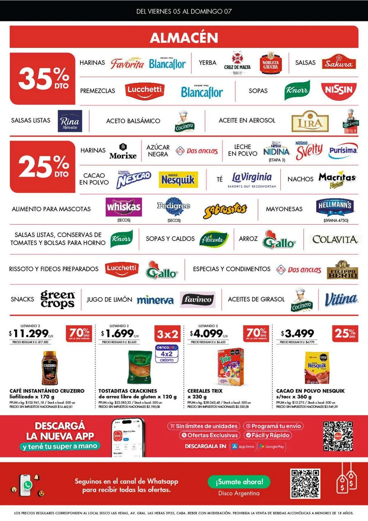 Ofertas de  Ofertas Disco 5 de junio al 7 de junio 2026 - Página 3 del catálogo