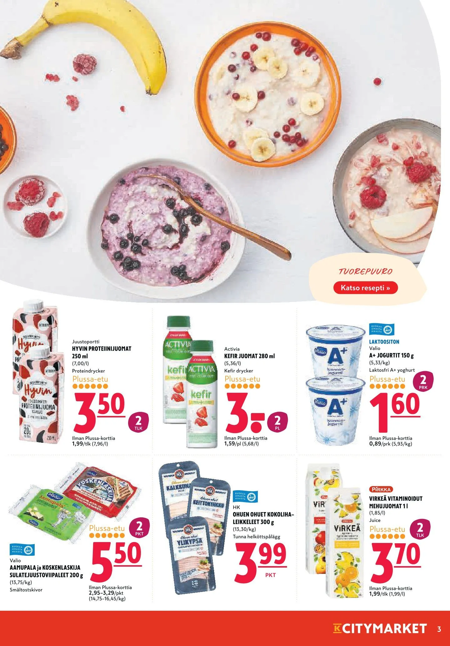 Kaupan K-Supermarket erikoistarjous voimassa alkaen 3. helmikuuta - 9. helmikuuta 2025 - Tarjouslehti sivu 3