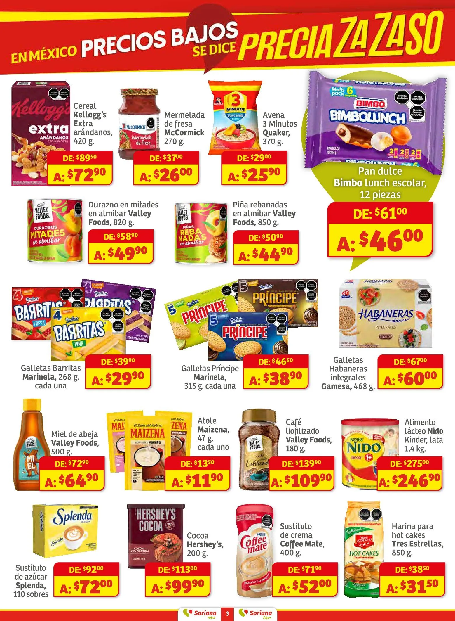Catálogo de Soriana Ofertas 28 de agosto al 10 de septiembre 2025 - Pagina 3