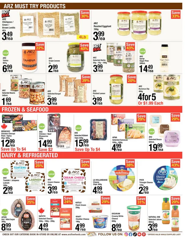 Arz Fine Foods Sales from April 17 to April 23 2026 - flyer page 3
