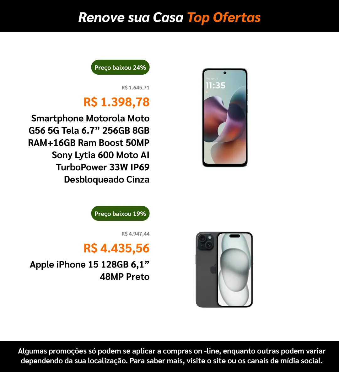 Encarte de  Ponto Frio 5 de março até 25 de março 2026 - Pagina 3