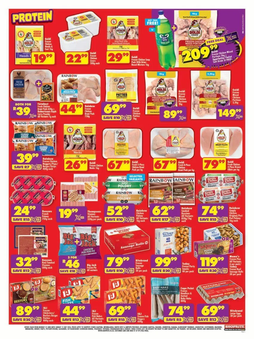 Shoprite Sales from 22 June to 12 July 2026 - Catalogue Page 3