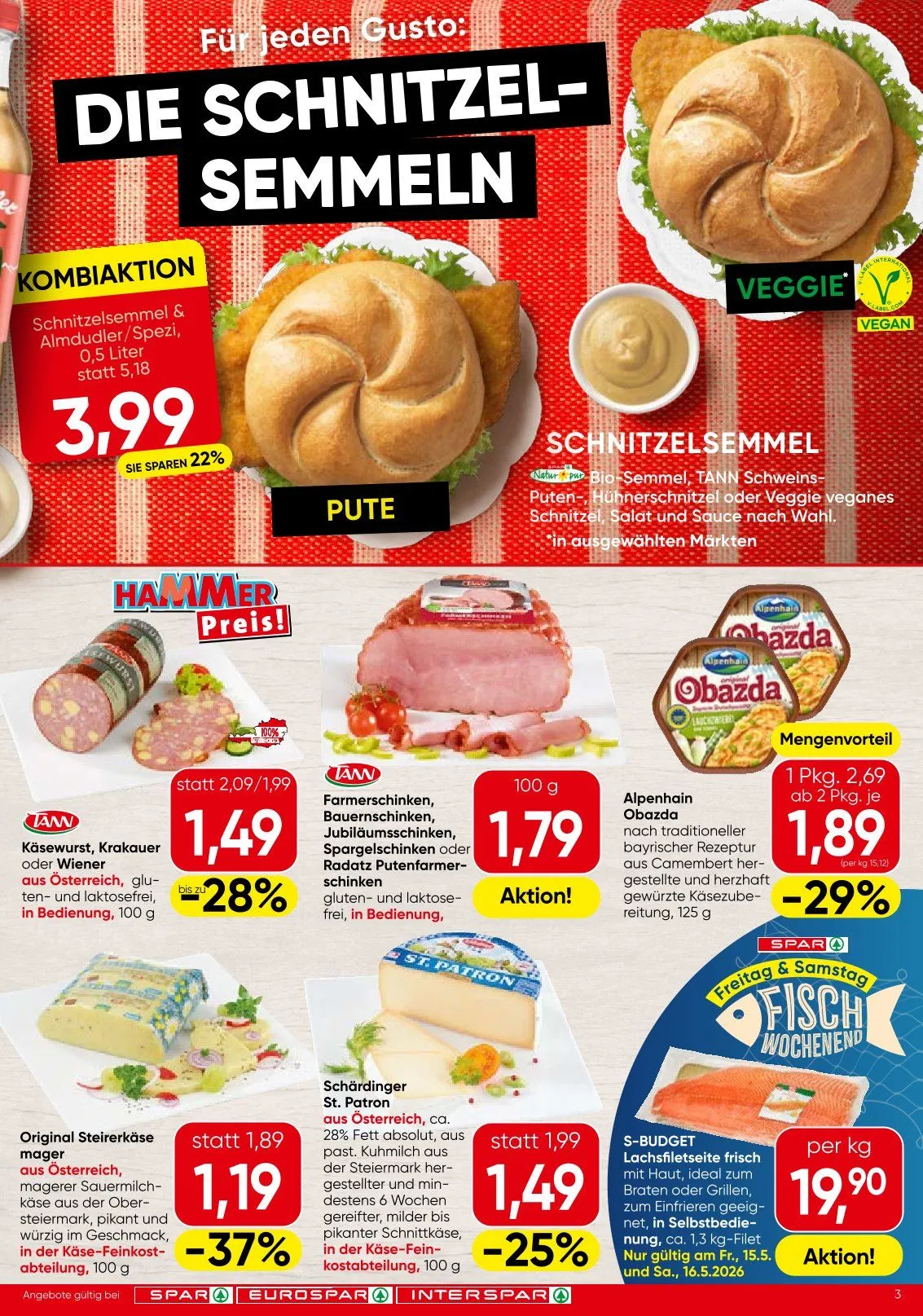 SPAR Prospekte  von 13. Mai bis 20. Mai 2026 - Flugblätt seite  3