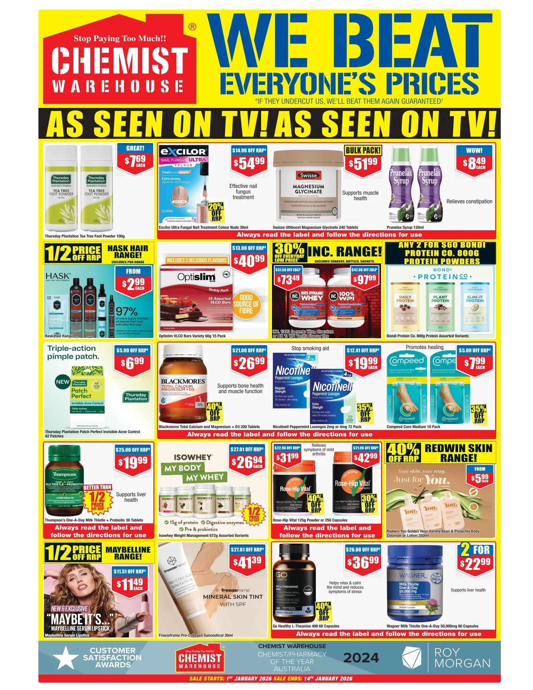 Chemist Warehouse Catalogues - Catalogue valid from 1 January to 14 January 2026 - page 3