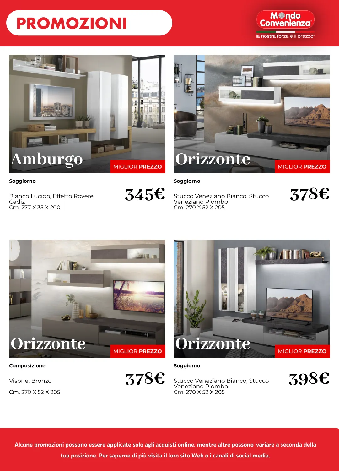  Mondo Convenienza Volantino da 7 luglio a 21 luglio di 2026 - Pagina del volantino 3