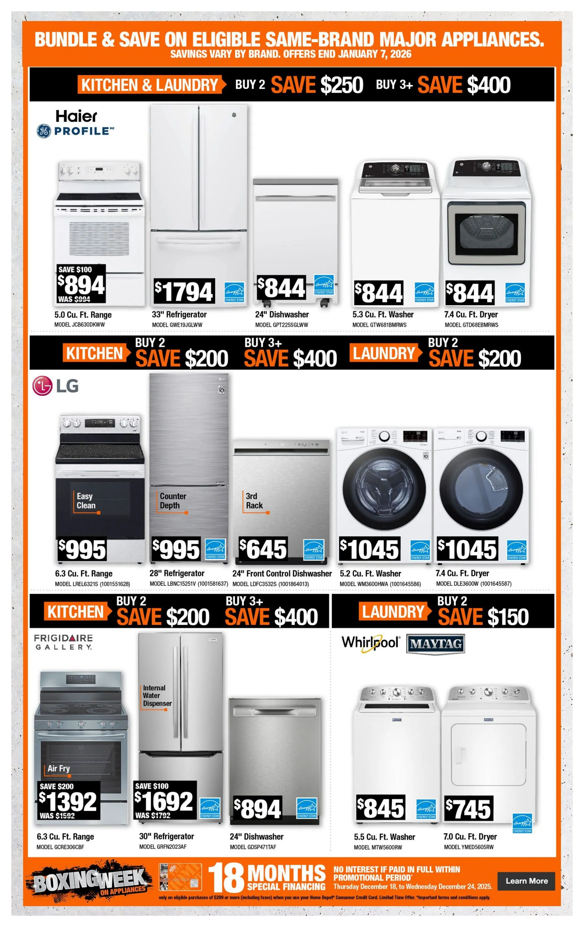 The Home Depot Sales from December 18 to December 31 2025 - flyer page 3