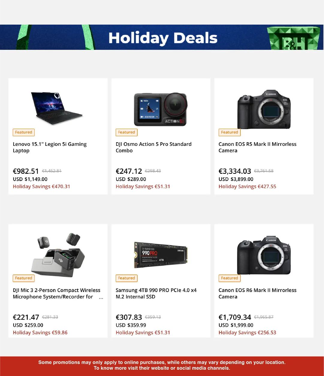 Weekly ad B&H Photo Video Sales from December 11 to December 24 2025 - Page 2