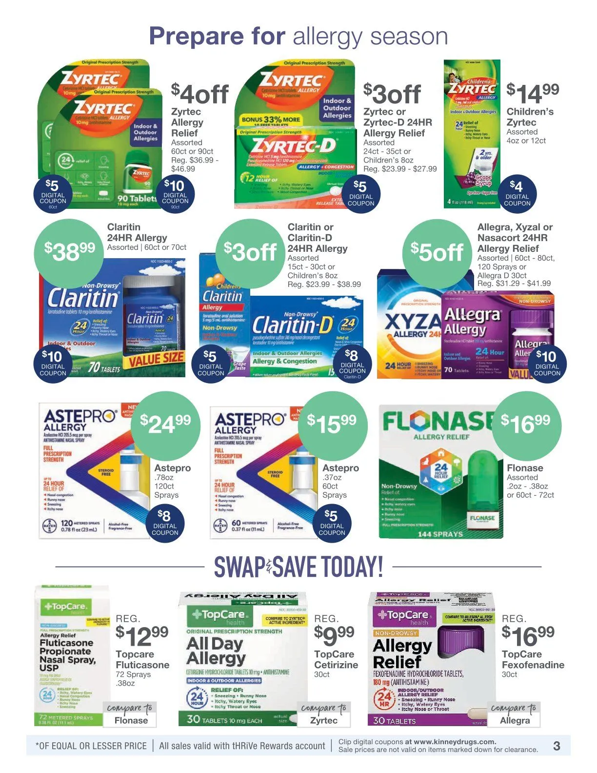 Weekly ad Kinney Drugs Sales from March 1 to March 7 2026 - Page 3
