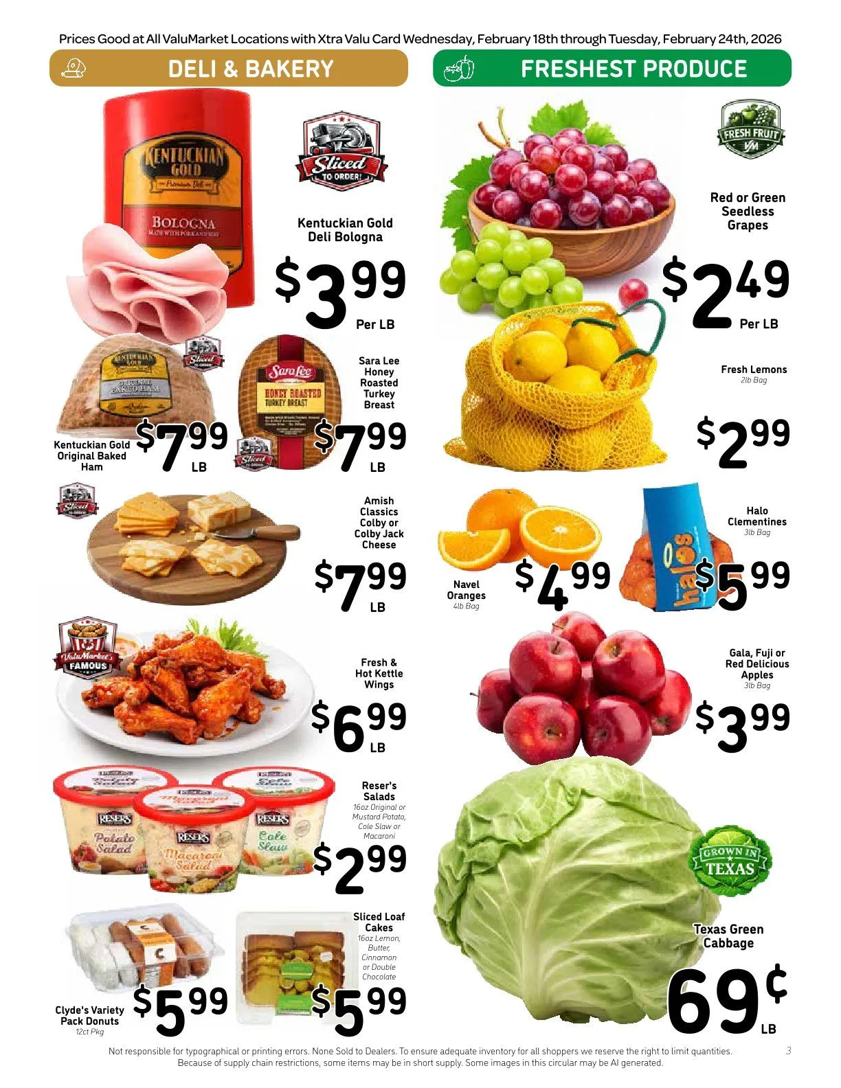 Weekly ad  ValuMarket Sales from February 18 to February 24 2026 - Page 3